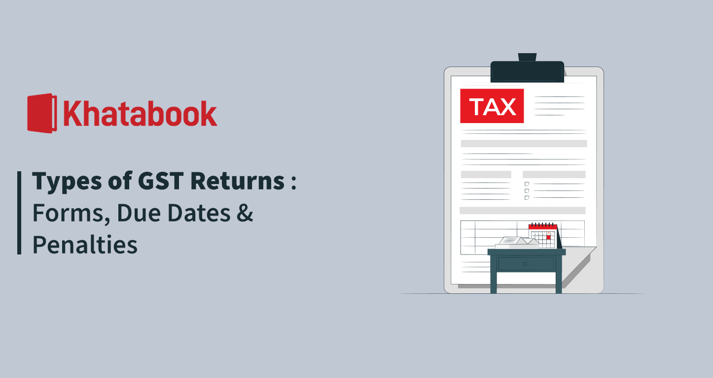 Types of GST Returns Forms, Due Dates & Penalties